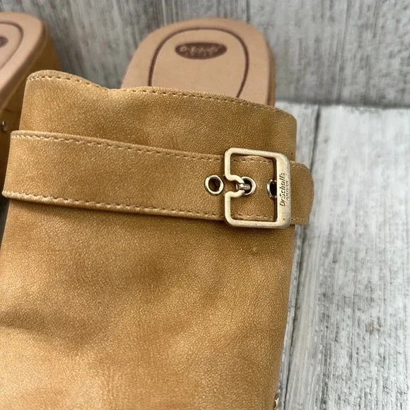 Dr. Scholls Dr. Scholl’s Shoes Studded Leather Heeled Clogs Size 8 - Picture 3 of 9